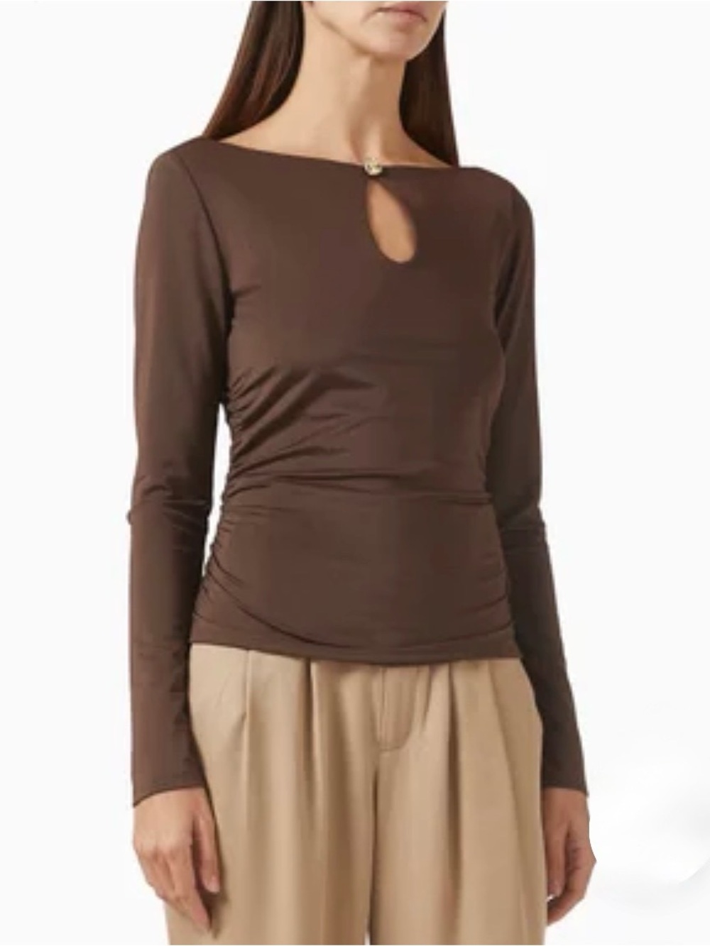 NWOT REFORMATION
Aubrey Keyhole Top in Nylon